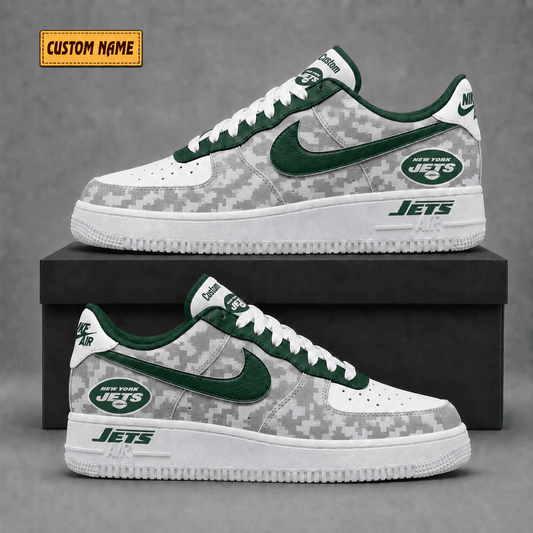 New York Jets | Premium Fear The Team Low Top Sneakers - Va36230