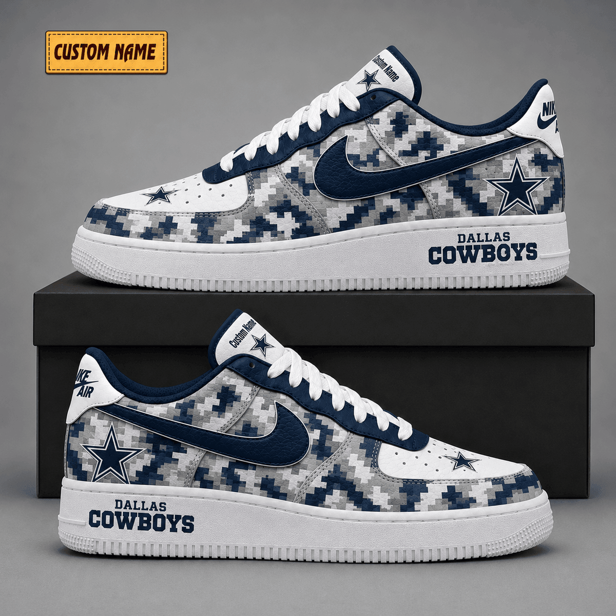 Dallas Cowboys | Premium Fear The Team Low Top Sneakers - Va38830