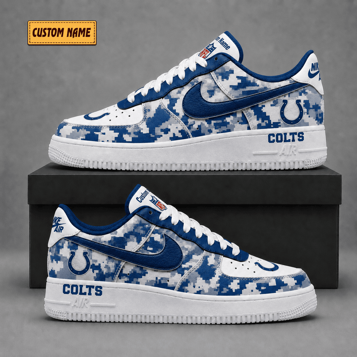 Indianapolis Colts | Premium Fear The Team Low Top Sneakers - Va38813