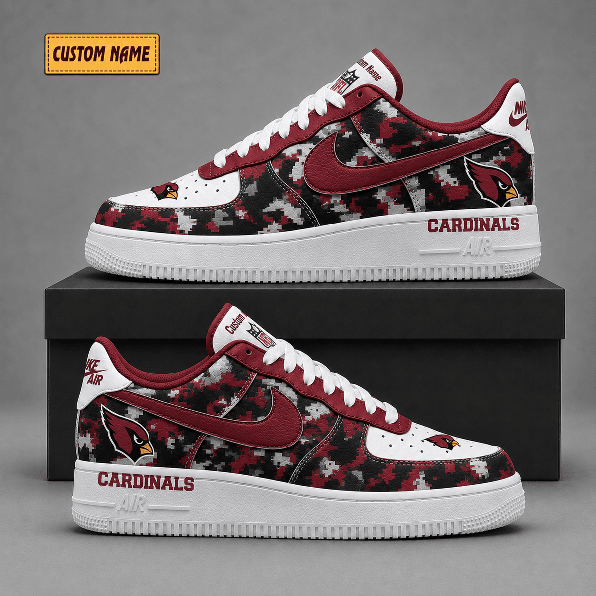 Arizona Cardinals | Premium Fear The Team Low Top Sneakers - Va38837