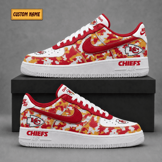 Kansas City Chiefs | Premium Fear The Team Low Top Sneakers - Va38820