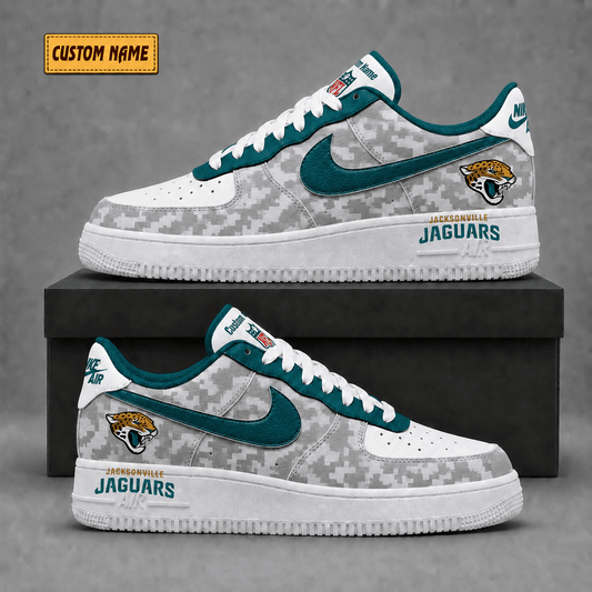 Jacksonville Jaguars | Premium Fear The Team Low Top Sneakers - Va36234