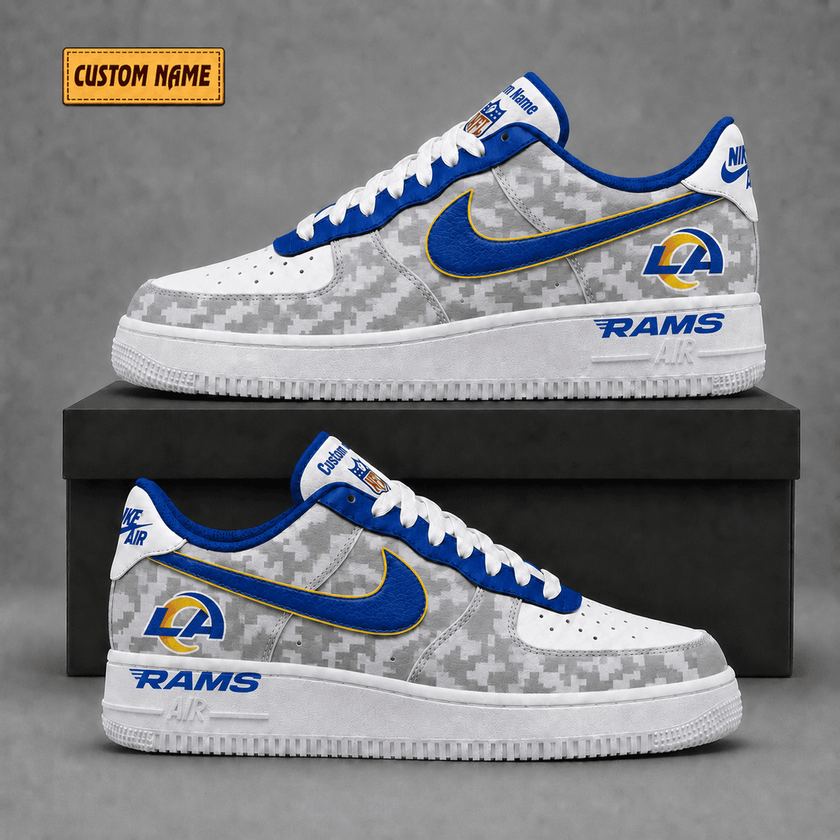 Los Angeles Rams | Premium Fear The Team Low Top Sneakers - Va36243
