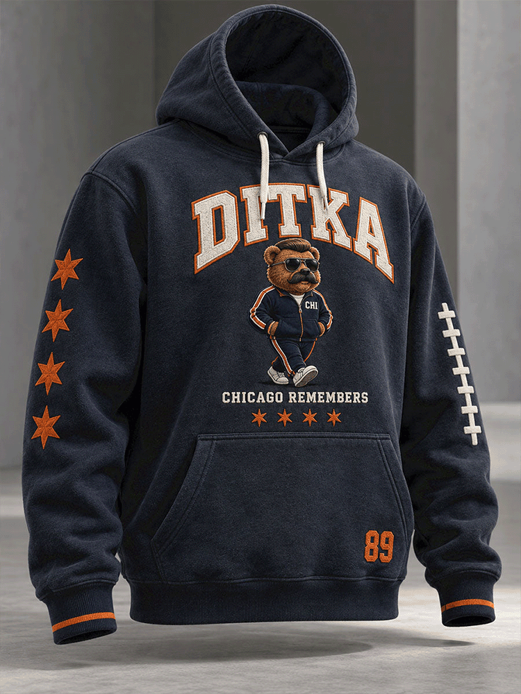 Chicago Bears Merch Ditka Chicago Remembers Hoodie Best Gift For Him