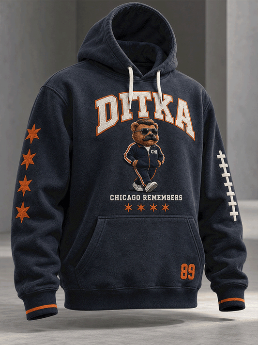 Chicago Bears Merch Ditka Chicago Remembers Hoodie Best Gift For Him