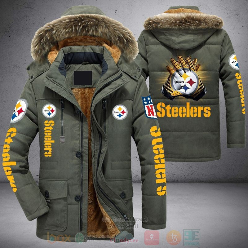 Pittsburgh Steelers Gloves | Parka Jacket - Limited Edition