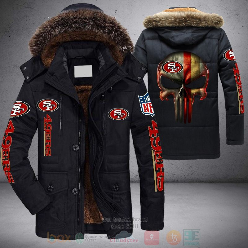 San Francisco 49ers Skull Punisher | Parka Jacket - Limited Edition