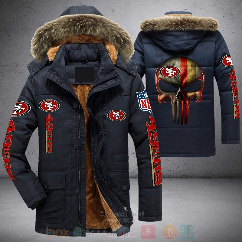 San Francisco 49ers Skull Punisher | Parka Jacket - Limited Edition