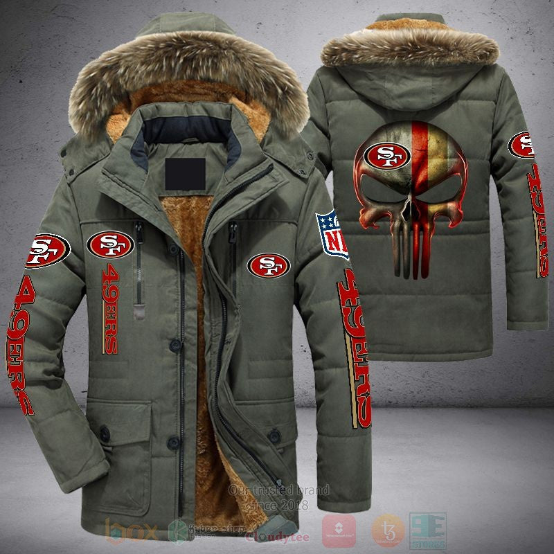 San Francisco 49ers Skull Punisher | Parka Jacket - Limited Edition