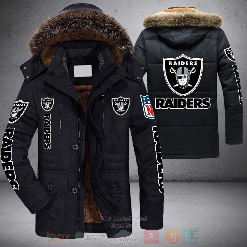 Las Vegas Raiders Blue Skull | Parka Jacket - Limited Edition