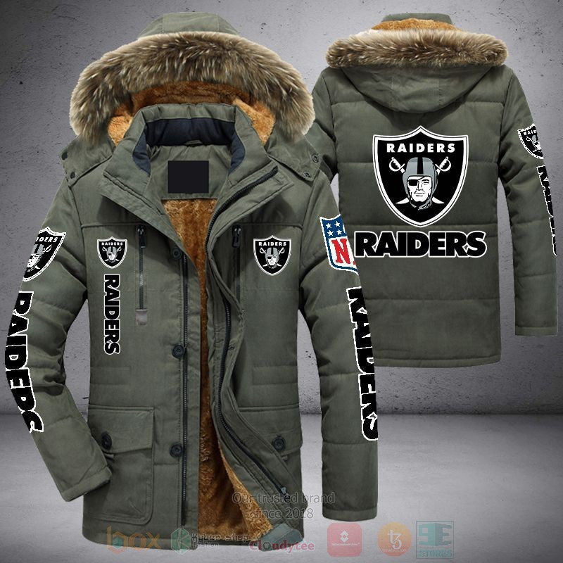 Las Vegas Raiders Blue Skull | Parka Jacket - Limited Edition