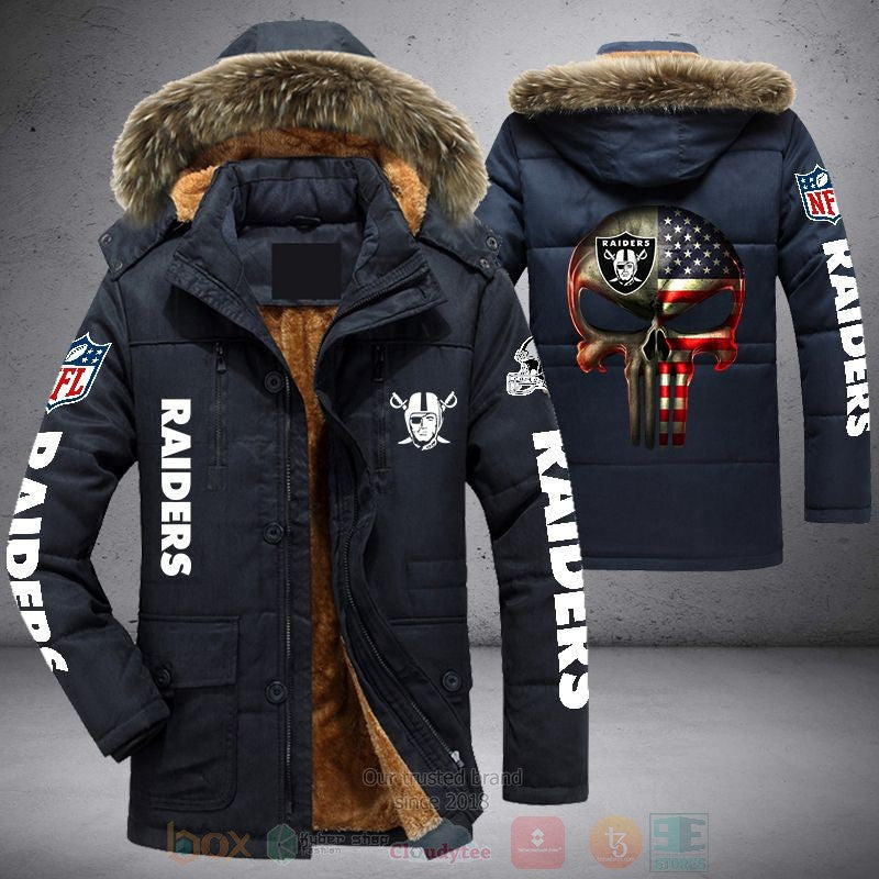 Las Vegas Raiders Skull Punisher | Parka Jacket - Limited Edition