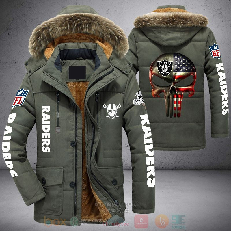 Las Vegas Raiders Skull Punisher | Parka Jacket - Limited Edition