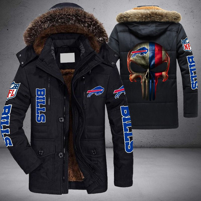 Buffalo Bills Punisher Skull | Parka Jacket - Limited Edition
