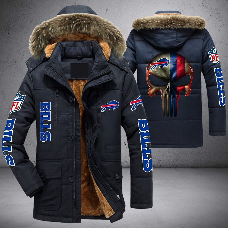 Buffalo Bills Punisher Skull | Parka Jacket - Limited Edition