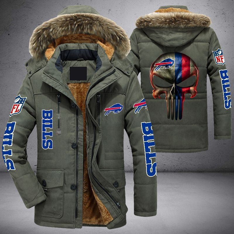 Buffalo Bills Punisher Skull | Parka Jacket - Limited Edition