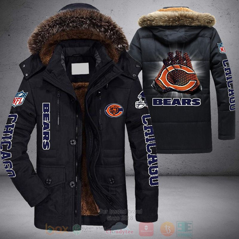 Chicago Bears Gloves | Parka Jacket - Limited Edition