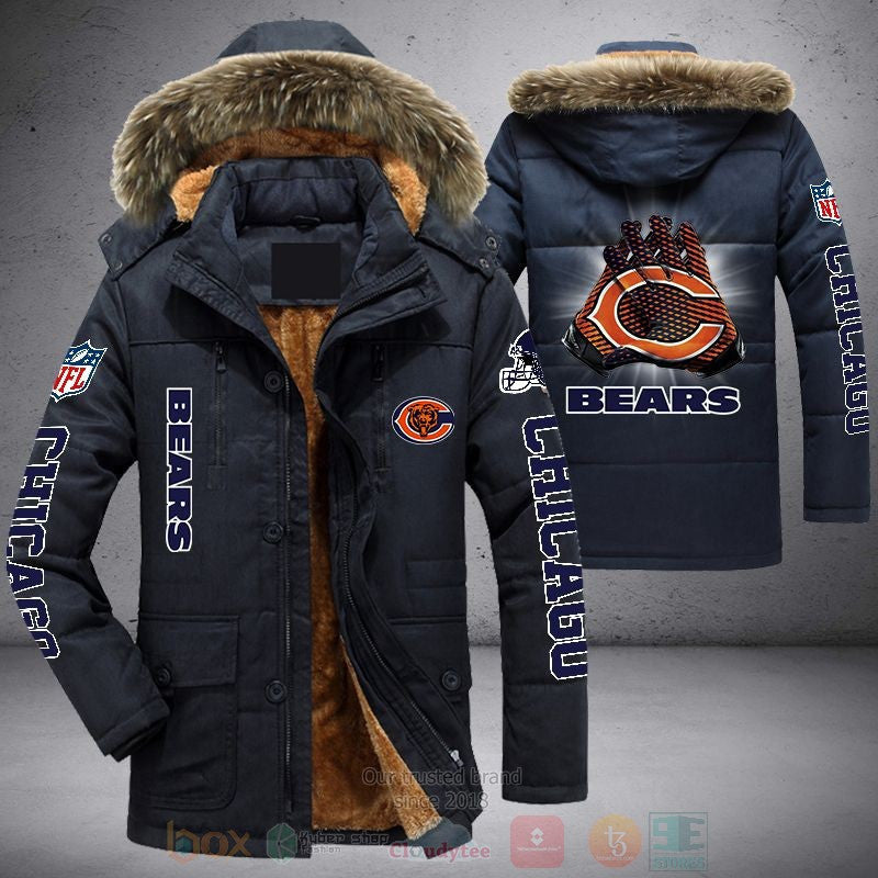 Chicago Bears Gloves | Parka Jacket - Limited Edition
