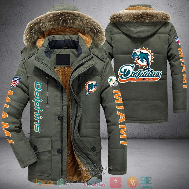Miami Dolphins 3d | Parka Jacket - Limited Edition