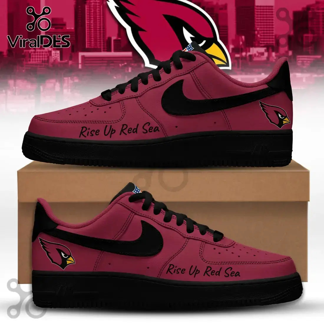 Arizona Cardinals Super Bowl 2026 Low Top Shoes