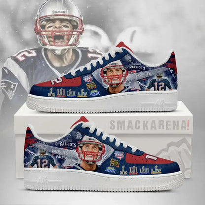 Brady New England Patriots Low Top Shoes – Fan Edition | Va55