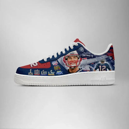 Brady New England Patriots Low Top Shoes – Fan Edition | Va55