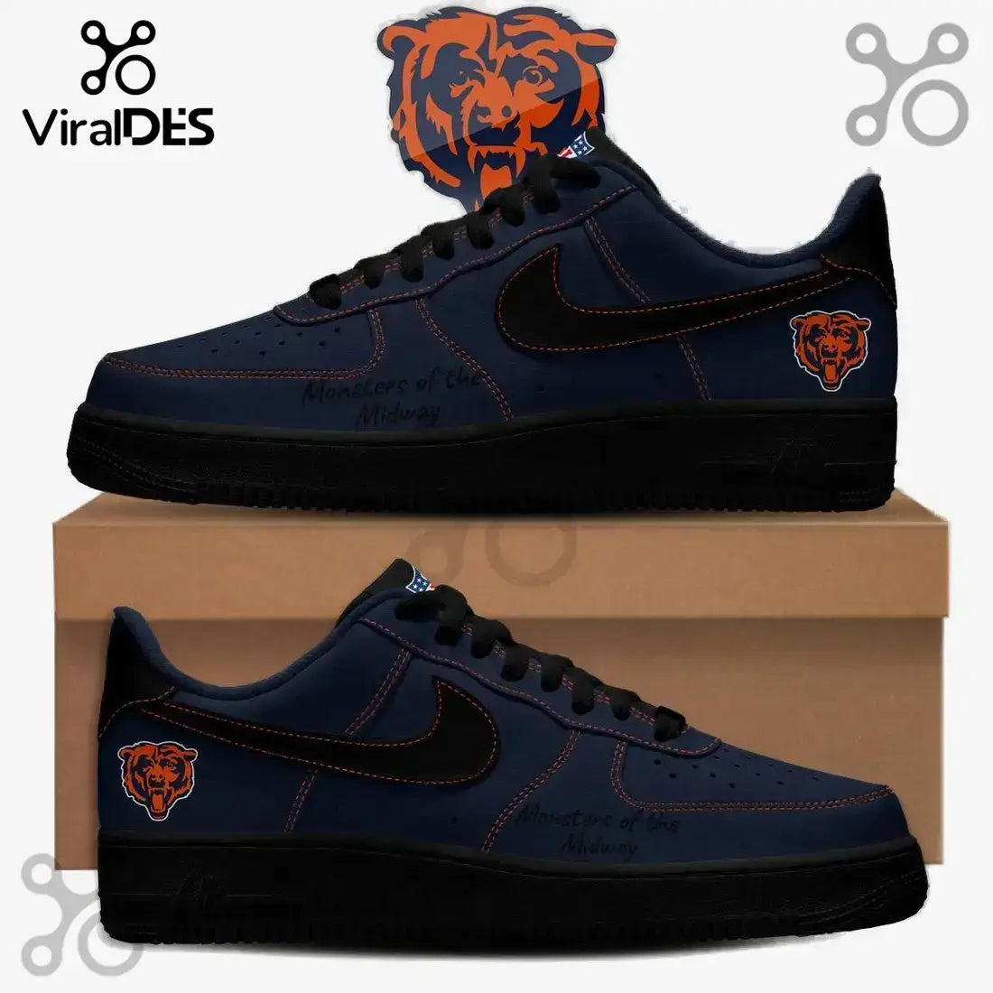 Chicago Bears Super Bowl 2026 Low Top Shoes