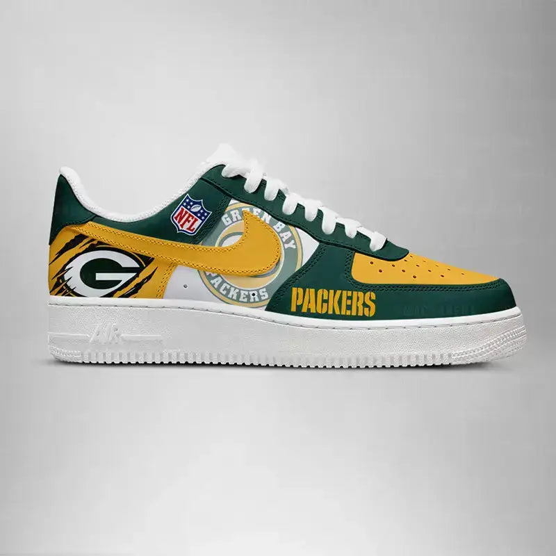 Green Bay Packers Low Top Shoes – Fan Edition | Wx63