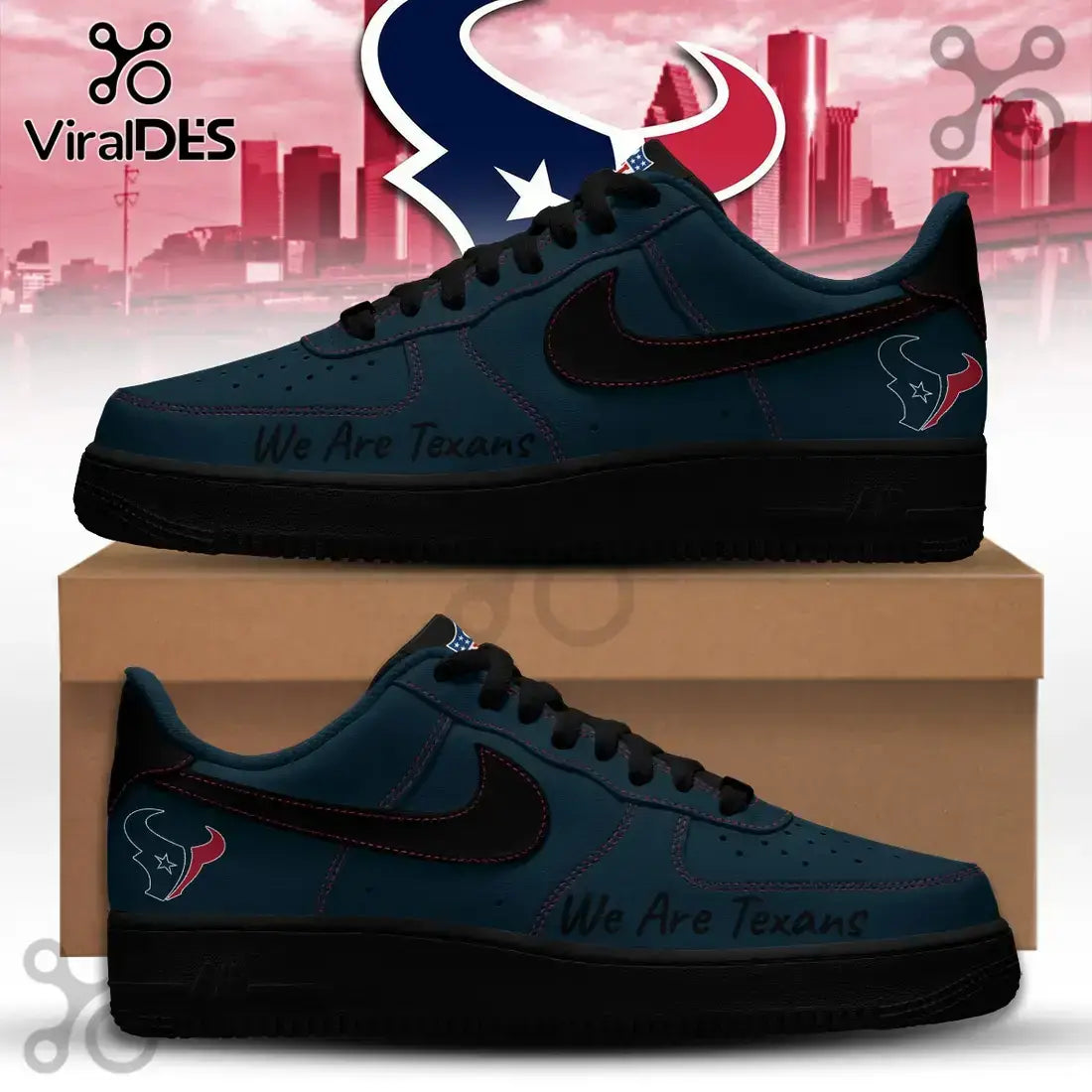 Houston Texans Super Bowl 2026 Low Top Shoes