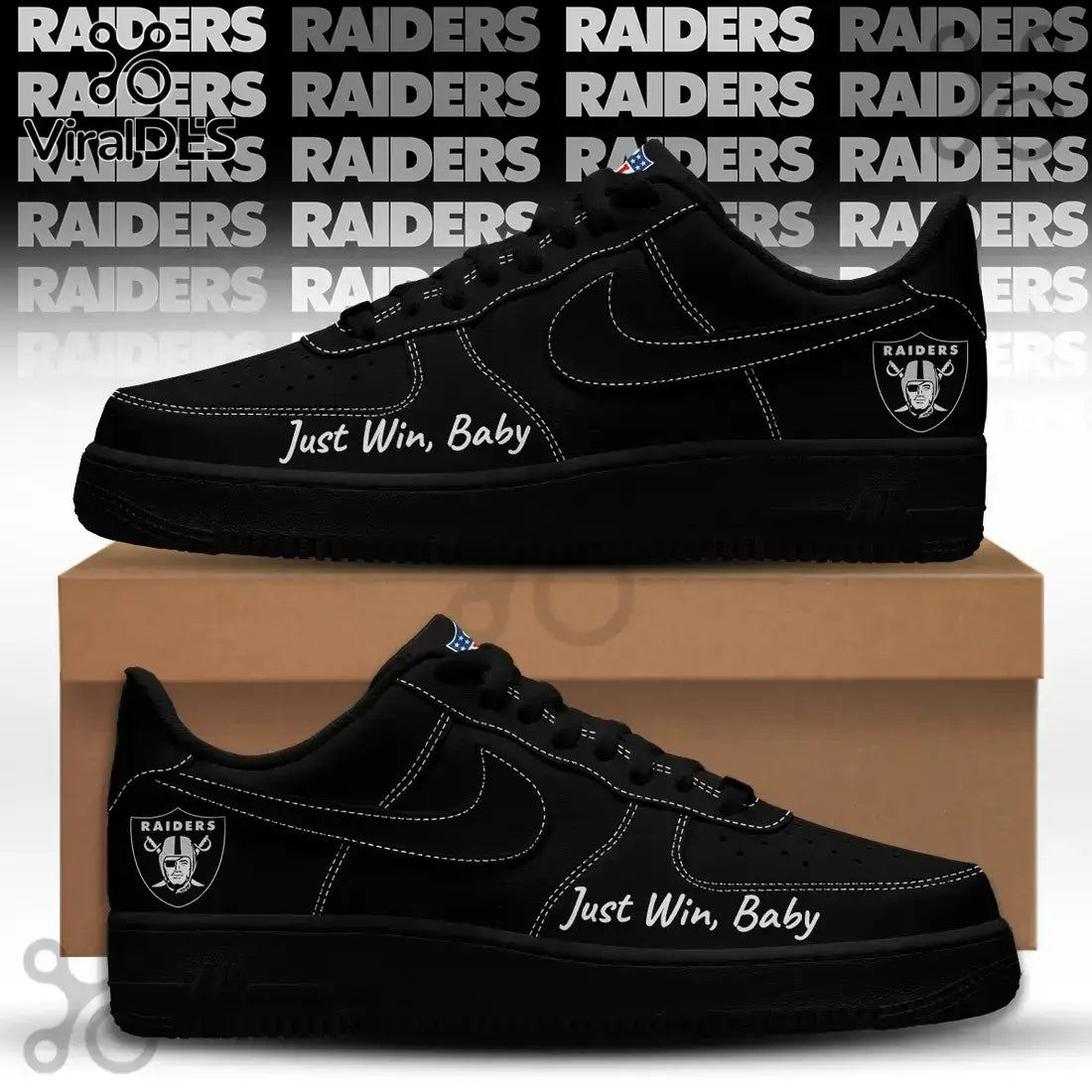 Las Vegas Raiders Super Bowl 2026 Low Top Shoes