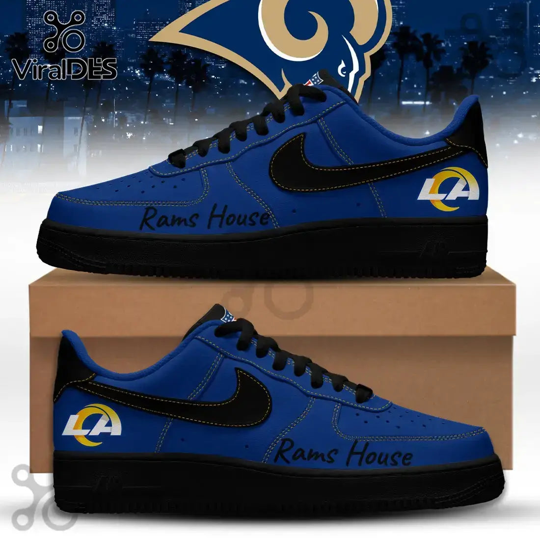 Los Angeles Rams Super Bowl 2026 Low Top Shoes