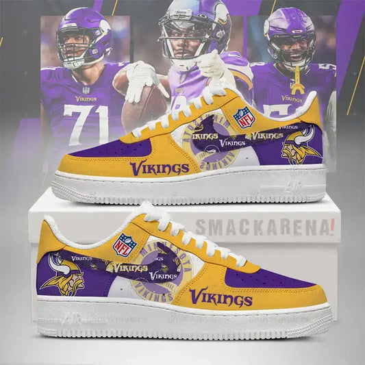 Minnesota Viking Low Top Shoes – Fan Edition | Pl55