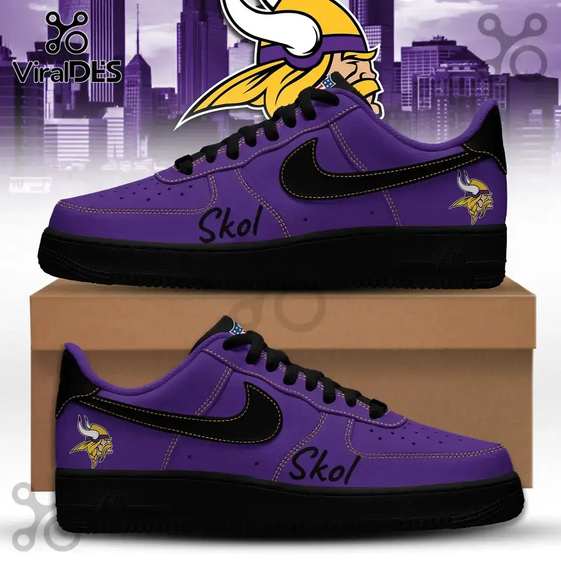 Minnesota Vikings Super Bowl 2026 Low Top Shoes