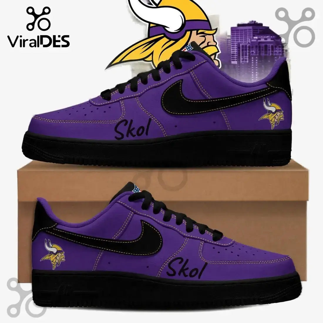Minnesota Vikings Super Bowl 2026 Low Top Shoes