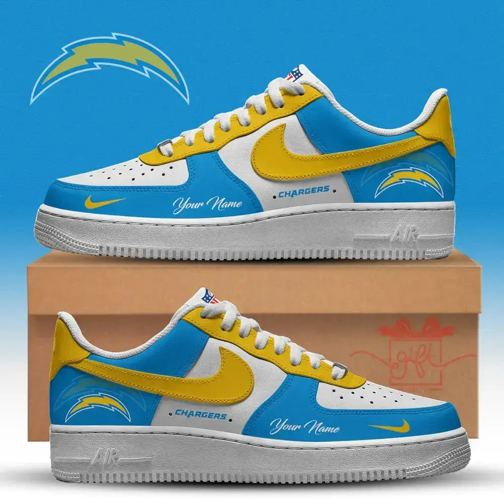 Custom Los Angeles Chargers New 2026 Version Low Top Shoes Fashions Shoes