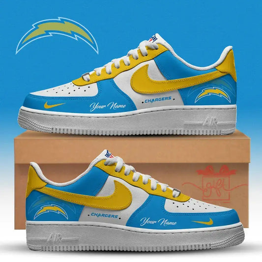 Custom Los Angeles Chargers New 2026 Version Low Top Shoes Fashions Shoes