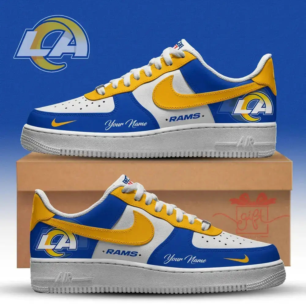 Custom Los Angeles Rams New 2026 Version Low Top Shoes Fashions Shoes