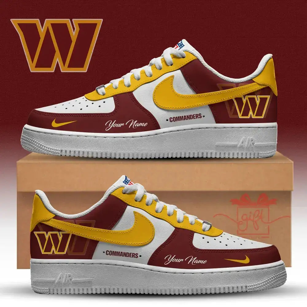 Custom Washington Commanders New 2026 Version Low Top Shoes Fashions Shoes