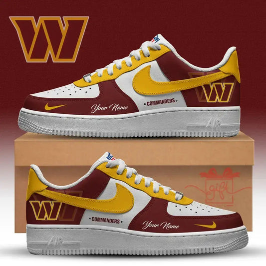 Custom Washington Commanders New 2026 Version Low Top Shoes Fashions Shoes