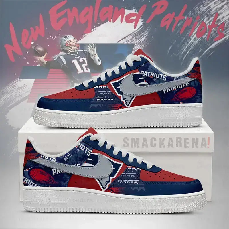 New England Patriots Low Top Shoes – Fan Edition | Ap86