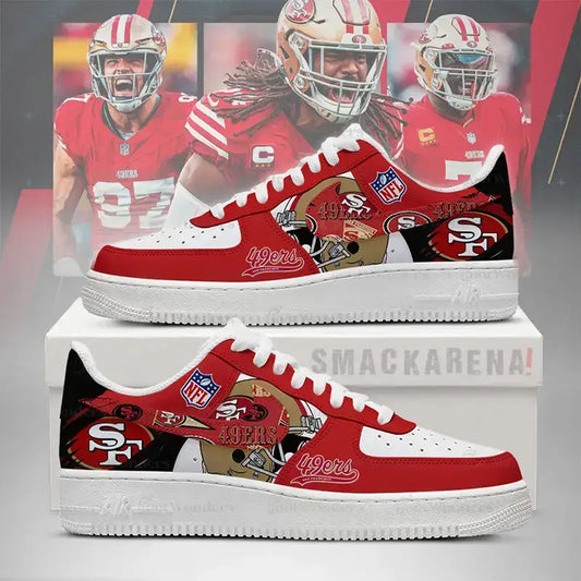San Francisco 49ers Low Top Shoes – Fan Edition | Jt57