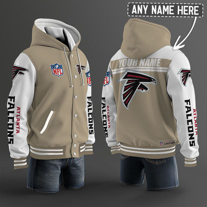 Atlanta Falcons Hooded Letterman Jacket Custom Name Brdct3da0205