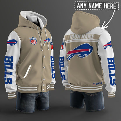 Buffalo Bills Hooded Letterman Jacket Custom Name Brdct3da0405