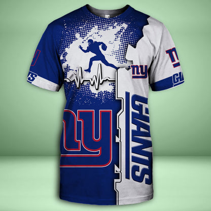 New York Giants 3d Over Print Clothing 5528