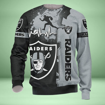 Las Vegas Raiders 3d Over Print Clothing 5530