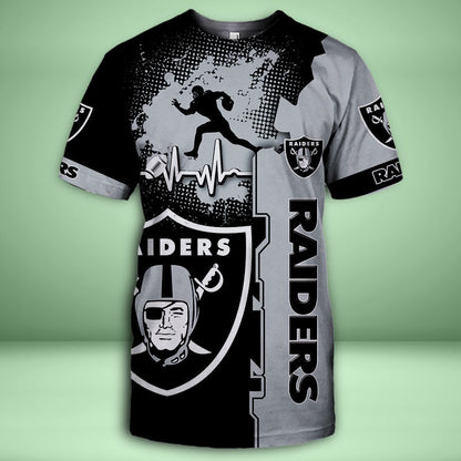 Las Vegas Raiders 3d Over Print Clothing 5530