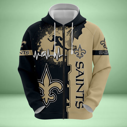 New Orleans Saints 3d Over Print Clothing 5527