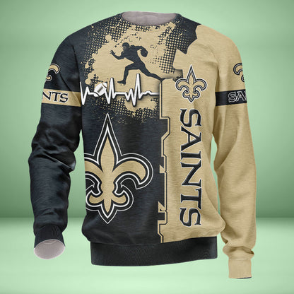 New Orleans Saints 3d Over Print Clothing 5527