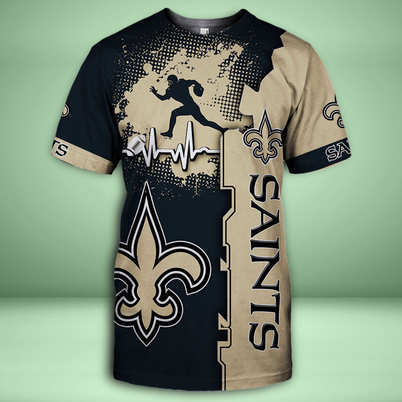 New Orleans Saints 3d Over Print Clothing 5527