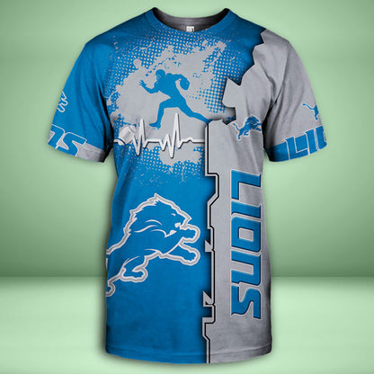 Detroit Lions 3d Over Print Clothing 5516